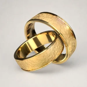 Journey's Embrace Wedding Rings